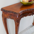 Console en bois sculptée à la main