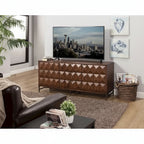 Origins by Alpine Trig TV Console for TV's up to 70, Mahogany