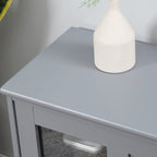 Buffet de cuisine moderne, armoire de rangement empilable, console à portes vitrées coulissantes, buffet de service pour la cuisine