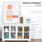 Buffet de cuisine moderne, armoire de rangement empilable, console à portes vitrées coulissantes, buffet de service pour la cuisine