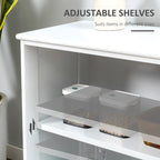 Buffet de cuisine moderne, armoire de rangement empilable, console à portes vitrées coulissantes, buffet de service pour la cuisine