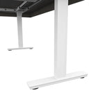 Bureau en L réglable en hauteur