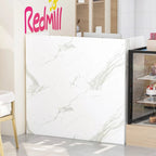 Bureau de réception de 120 cm avec rangement verrouillable et tiroir classeur