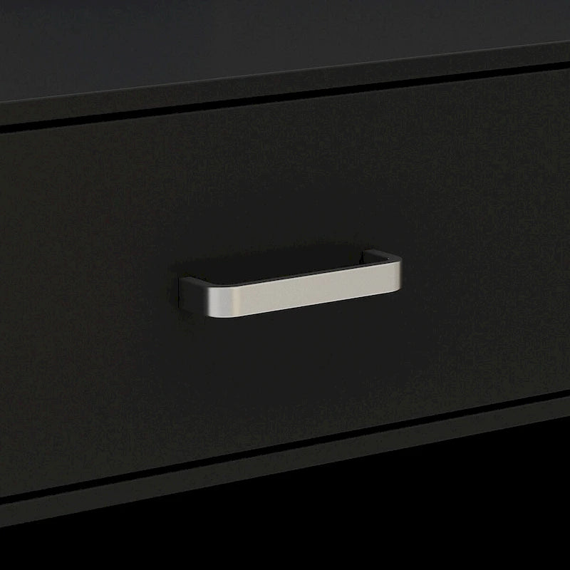 Bureau de réception de 120 cm avec rangement verrouillable et tiroir classeur
