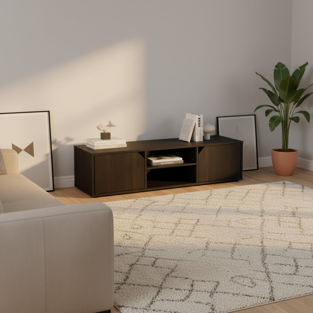 Furinno Classic TV Stand for TV up to 55 Inch