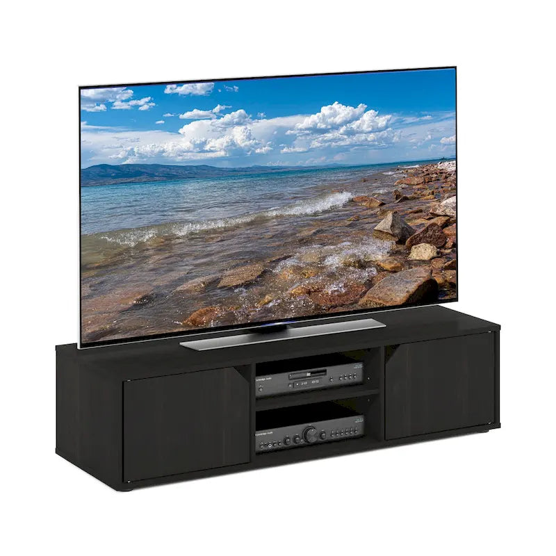 Meuble TV avec cheminée électrique pour téléviseurs jusqu'à 55 pouces
