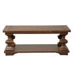 Table basse Kona Brown avec plateau épais en chêne