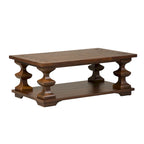 Table basse Kona Brown avec plateau épais en chêne
