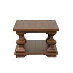 Table basse Kona Brown avec plateau épais en chêne