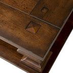 Table basse Kona Brown avec plateau épais en chêne