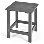 Table Basse D'appoint Carrée à Lattes en Bois pour Patio 15, Jardin, Terrasse - Voir détails
