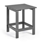 Table Basse D'appoint Carrée à Lattes en Bois pour Patio 15, Jardin, Terrasse - Voir détails