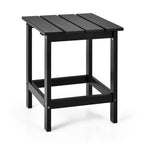 Table Basse D'appoint Carrée à Lattes en Bois pour Patio 15, Jardin, Terrasse - Voir détails