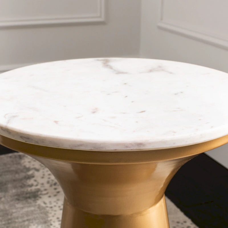 Table d'appoint à piédestal - 16L x 16P x 22H