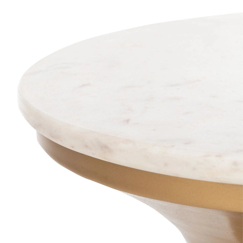 Table d'appoint à piédestal - 16L x 16P x 22H