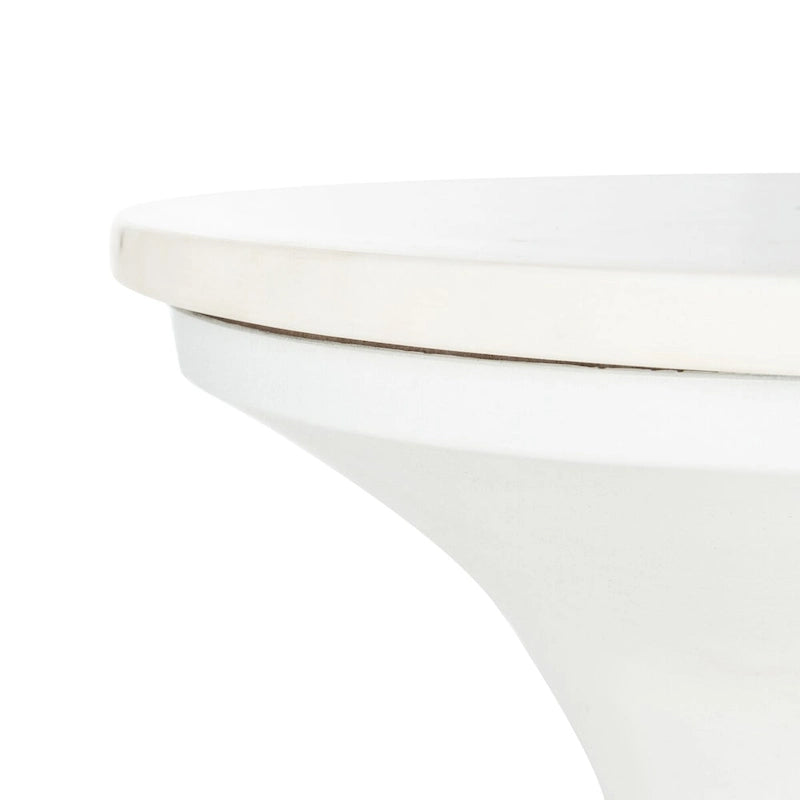 Table d'appoint à piédestal - 16L x 16P x 22H