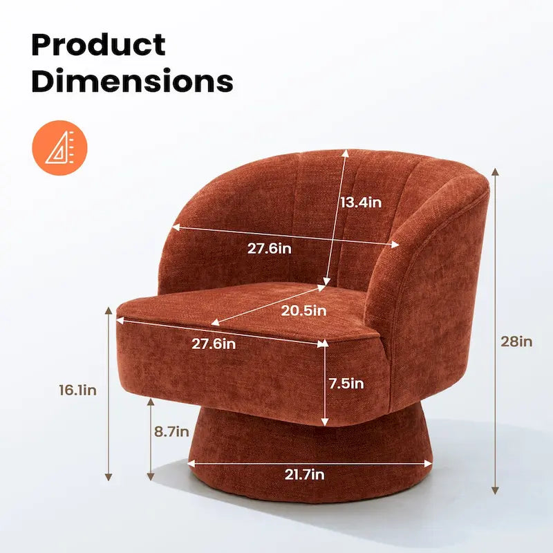 Fauteuil pivotant de salon ou de chambre