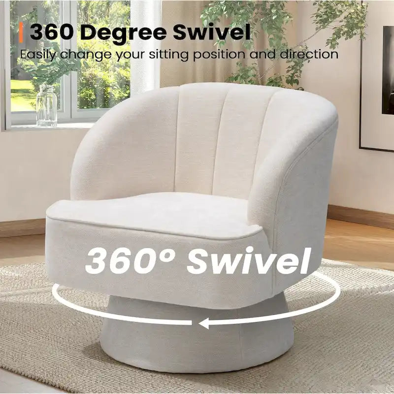 Fauteuil pivotant de salon ou de chambre