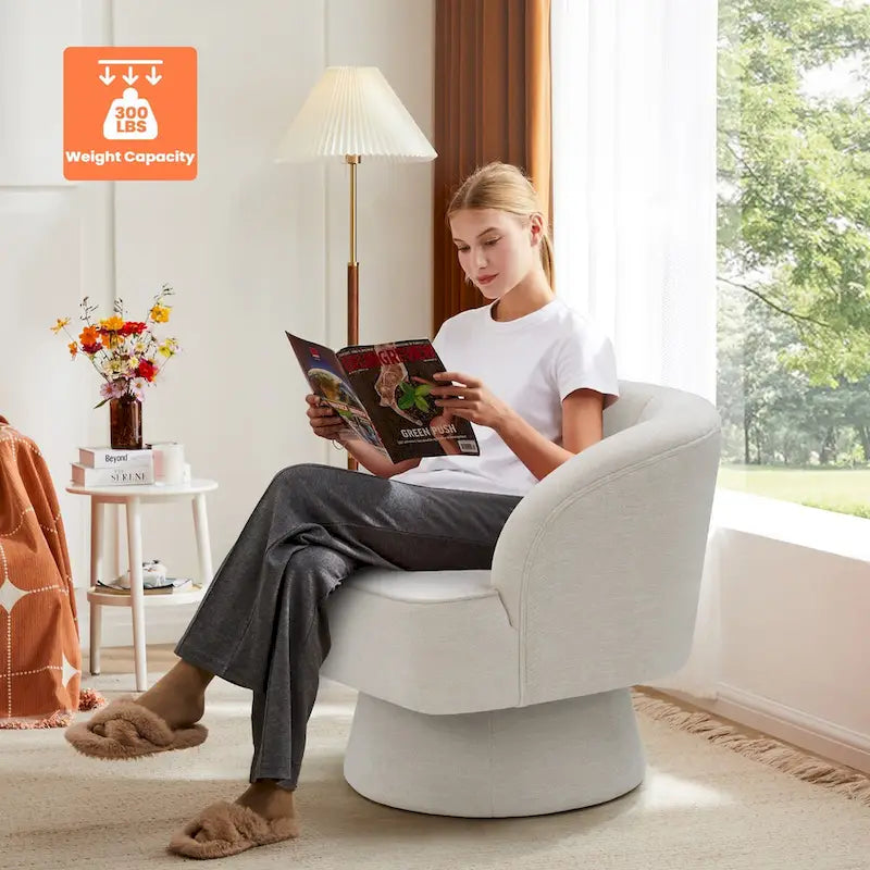 Fauteuil pivotant de salon ou de chambre