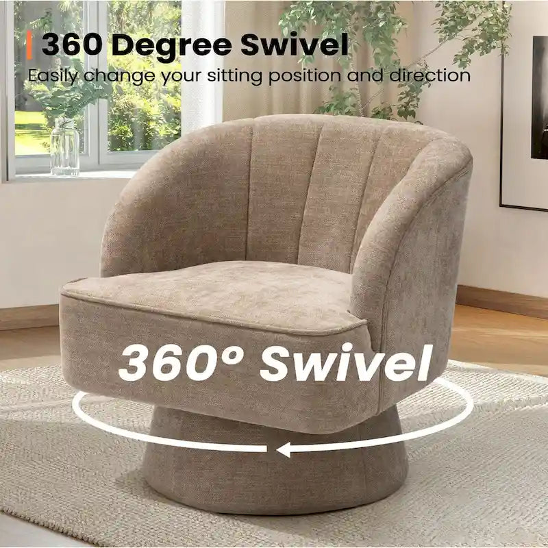 Fauteuil pivotant de salon ou de chambre