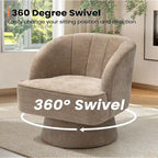 Fauteuil pivotant de salon ou de chambre