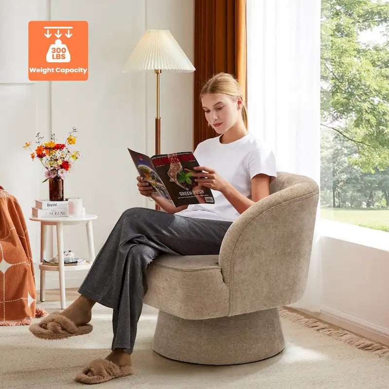 Fauteuil pivotant de salon ou de chambre