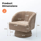 Fauteuil pivotant de salon ou de chambre