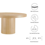 Table de salle à manger ronde de 60 pouces