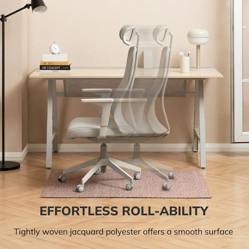 Tapis de chaise 36 x 48 avec surface en tissu – 1/4 po d'épaisseur